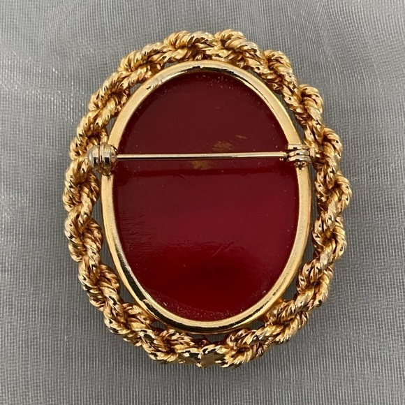 $5 ADD ON ‘evil eye’ Bold Oval Brooch 2” - Picture 3 of 5